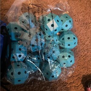 Set of Yellow and Blue fortress constructing blocks